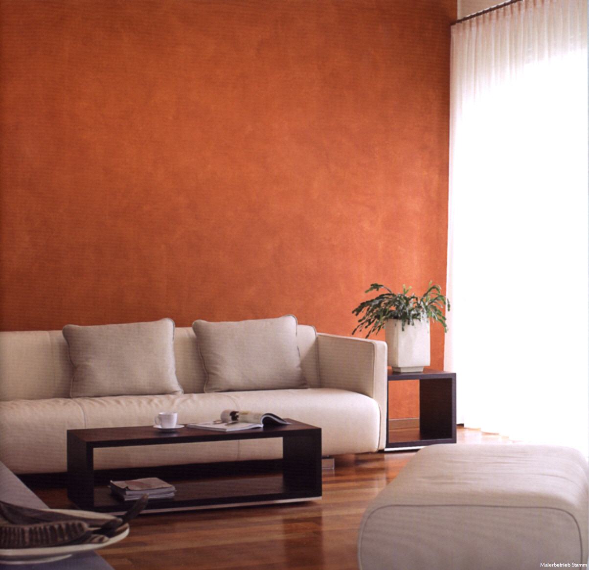 Wandgestaltung wohnzimmer mit farbe – dumss.com